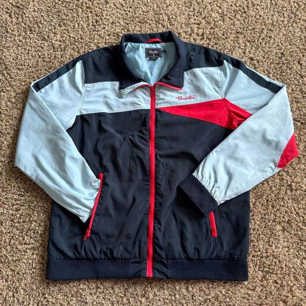Primitive Skateboarding Windbreaker Jacket Large Black Red